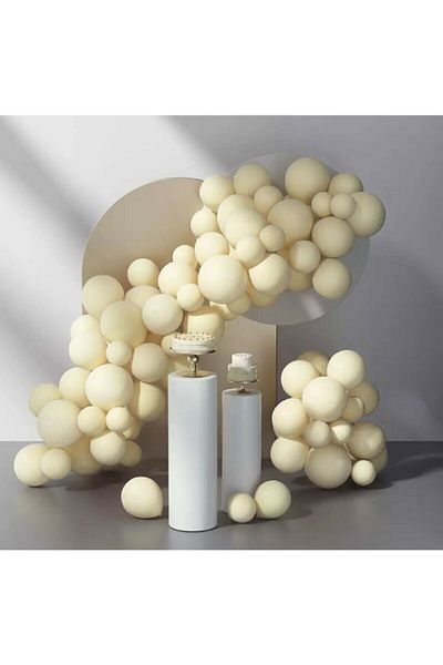 Party City Macaron Pastel Color Yellow 25 Balloons