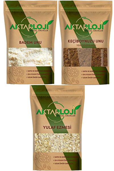 aktarloji Sporcu Kahvaltı Paketi 1 Kg Yulaf Ezmesi + 250 Gr Keçiboynuzu Tozu ...