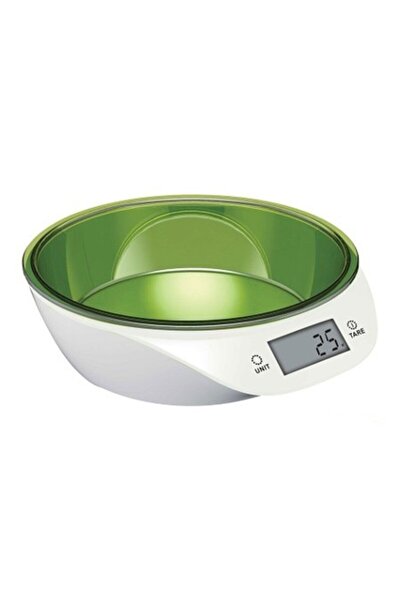 Çokuygunuz Lcd Ekranlı Hazneli Hassas Mutfak Tartısı Gıda Yiyecek Terazisi 5 Kg