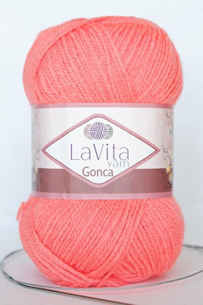 LaVita Yarn غزل تاكا للحياكة اليدوية من جونكا (2312-CORAL)