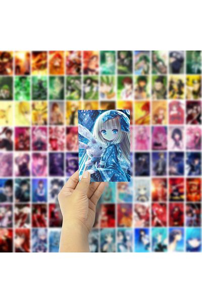 Postifull Σετ αφίσας τοίχου Anime - Σετ κολάζ Anime με αυτοκόλλητη πλάτη - 125 τμχ - 10cm*15cm - Σετ σε κουτί
