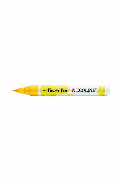 Talens Ecoline Brush Pen Brush Tip Pen 201 Light Yellow