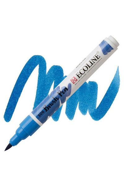 Talens Ecoline Brush Pen Brush Tip Pen 506 Ultramarine Deep