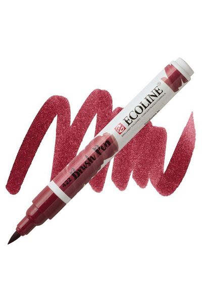 Talens Ecoline Brush Pen Brush Tip Pen 422 Reddish Brown