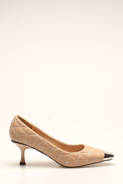 ROVIGO Beige Matte Quilted Women's Casual Shoes