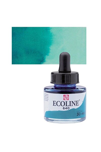 Talens Ecoline Sıvı Suluboya 30 ml. 640 Bluish Green