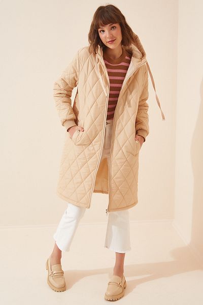 Happiness İstanbul Winterjacke - Beige - Parka