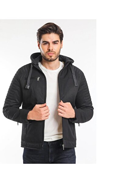 Slazenger Ανδρικό Μπουφάν & Παλτό Harpoon Μαύρο