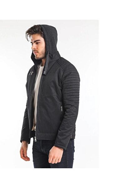 Slazenger Ανδρικό Μπουφάν & Παλτό Harpoon Μαύρο