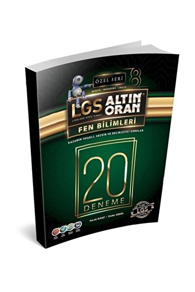Borealis Yayıncılık Lgs Altın Oran Fen Bilimleri 20 Deneme Özel Seri Borealis...