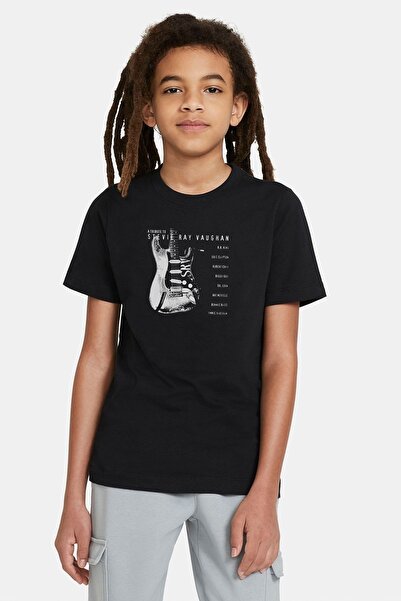 QIVI Unisex dečija crna majica Eric Clapton Ain't Gone 'n' Give Štampano