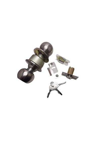 TKS Knob Door Handle and Lock Hotel Type WC Bathroom Lock
