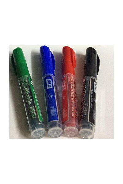 KRBC Doldurulabilir Rbc Tüplü Beyaz Tahta Kalemi 4 Renk