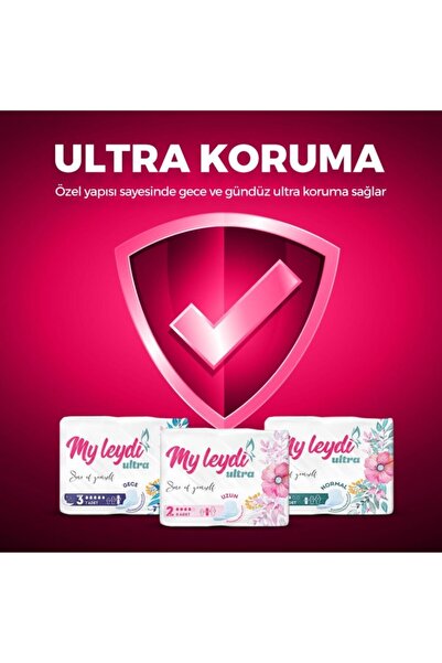 MYLEYDİ Ultra Hijyenik Ped Normal 30 Adet (3 Paket)