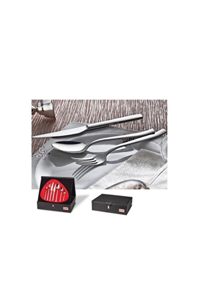 FMS 9007 90 Parça Lüks Çanta Çatal Kaşık Bıçak Seti | 304 Paslanmaz Çelik |18/10