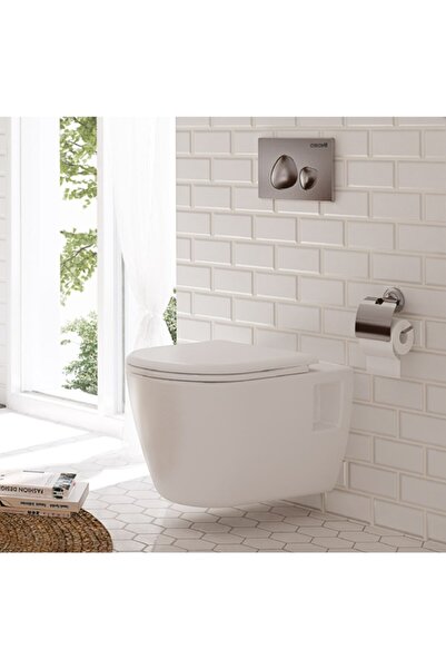 Creavit Tp325 Terra Beyaz Asma Klozet Duck Yavaş Kapanır Kapak