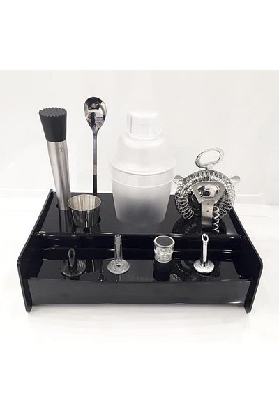 Zicco Zcp 836 Bar Cocktail Set, Polycarbonate Shaker, 11 Pieces