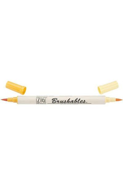 Zig Brushables 2 Color Tone Brush Tip Marker Pen 052 Apricot