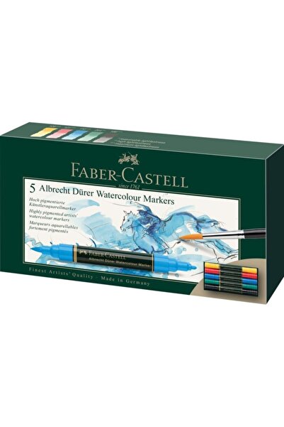 Faber Castell КОМПЛЕКТ ОТ 5 РАЗТВЪРДЯВАЩИ СЕ МАРКЕРНИ ПИЛИГИ A.DURER FABER-CA...