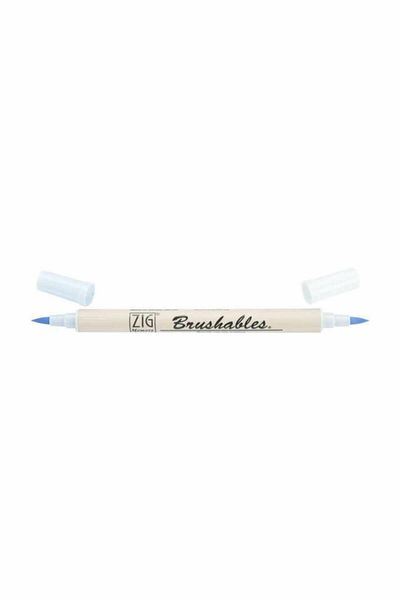 Zig Brushables 2 Color Tone Brush Tip Marker Pen 302 Powder Blue