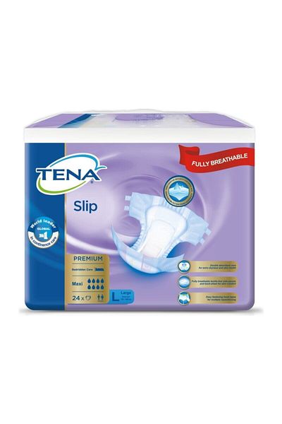 TENA Waistbanded Patient Diapers Large Size 24 Pack