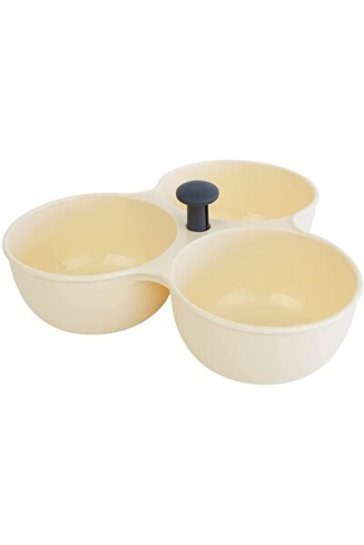 Genel Markalar 3 Gözlü Çerezlik Beslenme Kabı Cntr00221