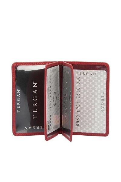 Tergan Red Men's Card Holder -1601