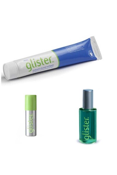 AMWAY GLISTER Ağız Bakım Seti-diş Macunu 50ml, Ağız Bakım Suyu, Ağız Spreyi G...