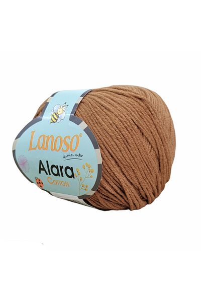 Lanoso Alara Cotton 50 γρ. Amigurumi Floss 922 - Tan Knitting Rope