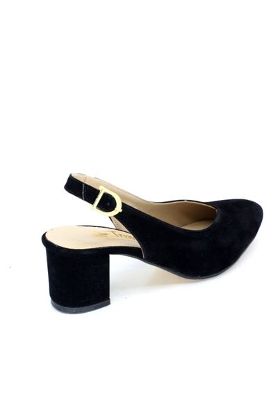 TRENDYSHOES Trendyshose 03341 Women's Thick Heel Comfortable Shoes