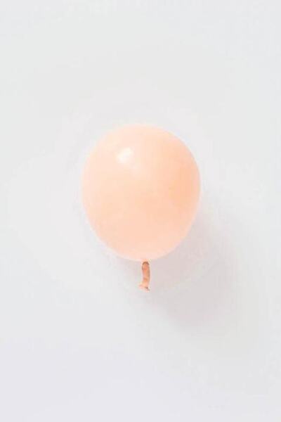 Trend Hediye Sepeti باستيل سالمون كولور حجم صغير حجم صغير 5 بوصة معكرون بالون...