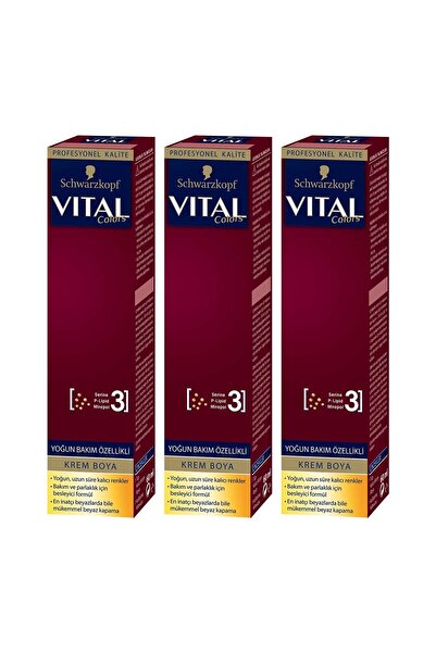 Schwarzkopf Colors Krem Saç Boyası 6-3 Altın Kumral X 3 Adet