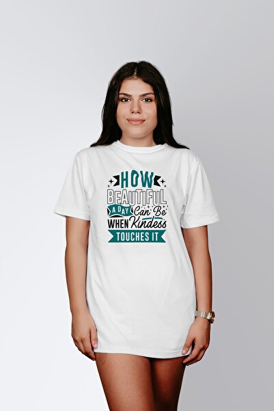 ErTaPassage Λευκό γυναικείο μπλουζάκι με εμπνευσμένη γραφή - T4093681