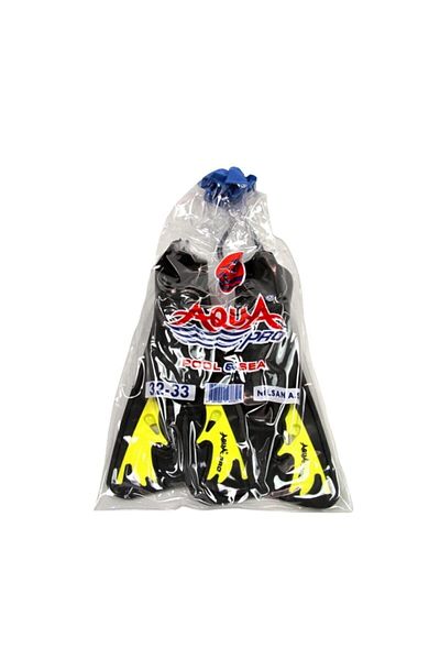 Aqua Pro لوحة بحرية وحمام سباحة صفراء - مقاس 32/33