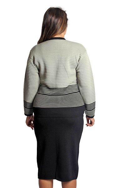 Sude Hnts Black 2 Piece Knitwear Set 6030