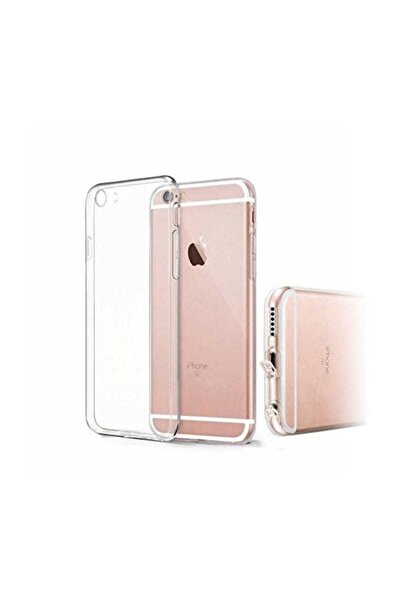 ucuzmi Iphone 6-6s Toz Koruma Tıpalı Şeffaf Silikon Kılıf