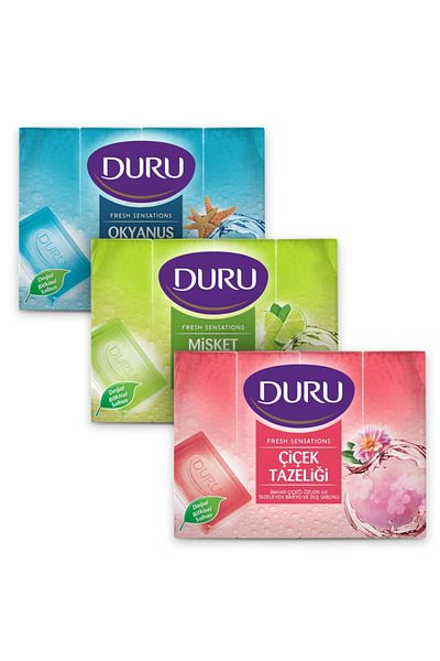 Duru Flower Freshness - Ocean - Lime Fresh Sensations 3x600 gr