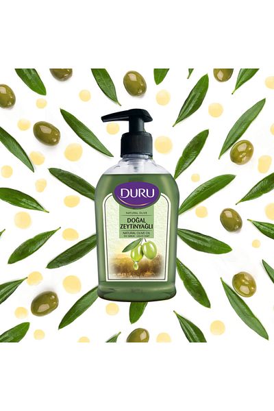 Duru Natural Olive Olive Oil Liquid Soap 1.5+1.5+300ml