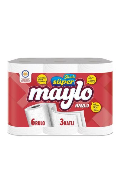 Cif Süper Maylo 3 Katlı Kağıt Havlu 6lı