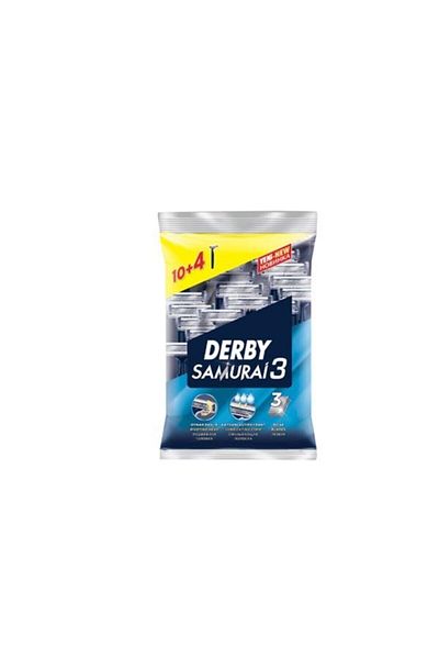 Derby Samurai 3 - 10 Pieces 4 Bags of Razor