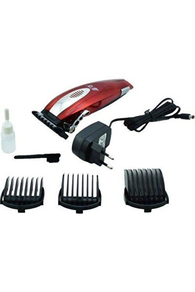 Fyc Red - Rfcd-1288 Güçlü Motor Şarjlı Saç Sakal Tıraş Makinesi.
