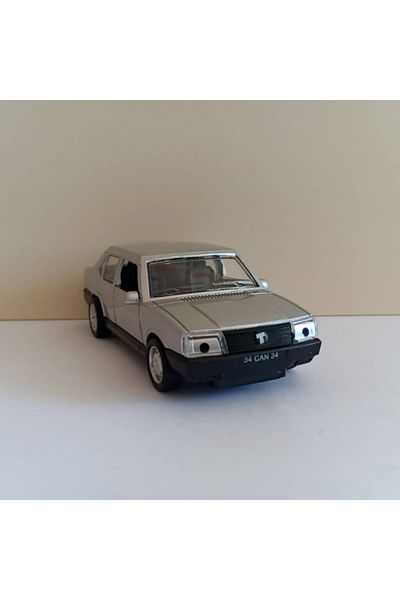 CAN OYUNCAK Pull Drop Tofas Şahin Metal Model Vehicle Gray
