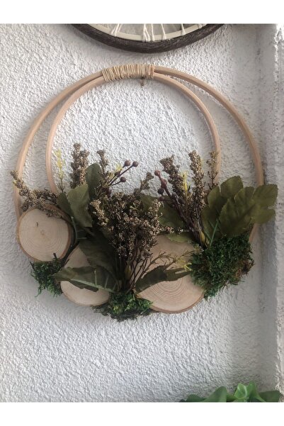 MtHomeStore Makrome Duvar Kasnak Bohem Aksesuar Duvar Balkon Süsleme 25cm