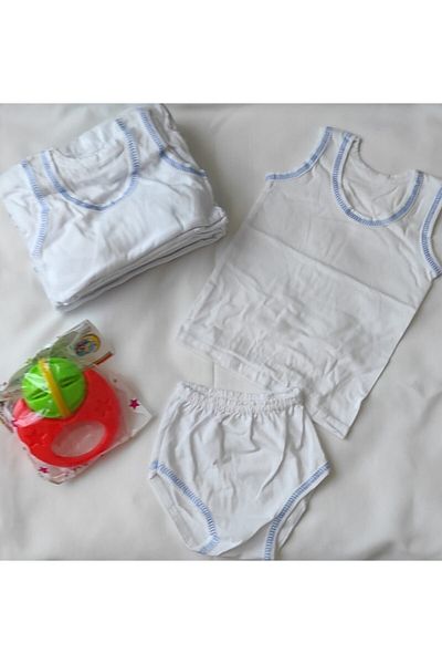 ÖZBEBİŞİM Men's 6-Piece Newborn Athlete Briefs Set Blue