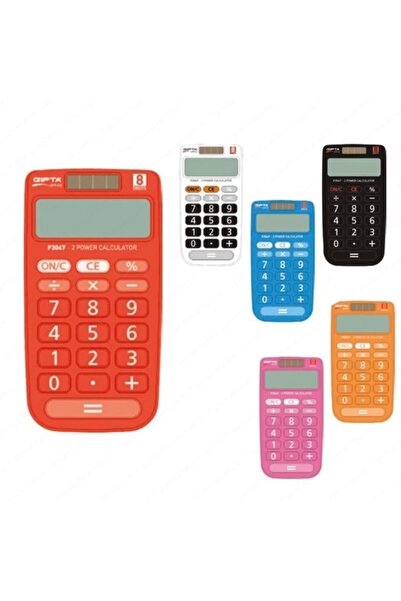 Gıpta F3047 Küçük Hesap Makinesi 8 Haneli 1 Adet
