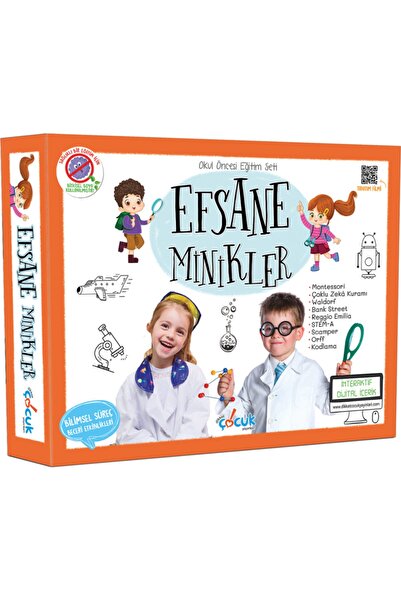 Dikkat Çocuk Yayınları Efsane Minikler Okul Öncesi Eğitim Seti - Kolektif -