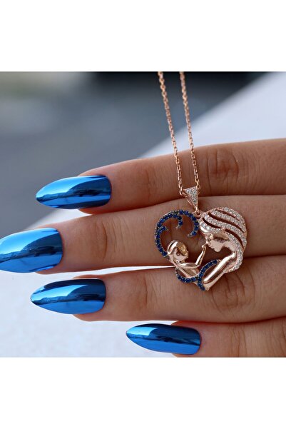 Takı Boom Anne Bebek 925 Ayar Gümüş Kolye