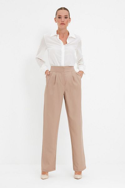 Trendyol Collection Hose - Beige - Straight