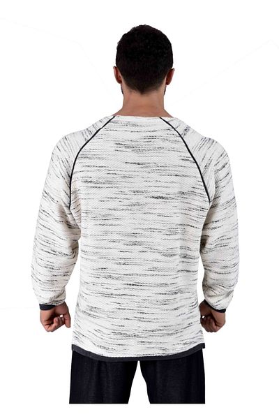 Big Sam Knitted Textured Reglan Sleeve Winter Sweatshirt 4627