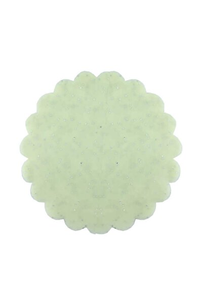 Generic Brand Organza Stoned Tulle Cream 22 cm 100 Pieces